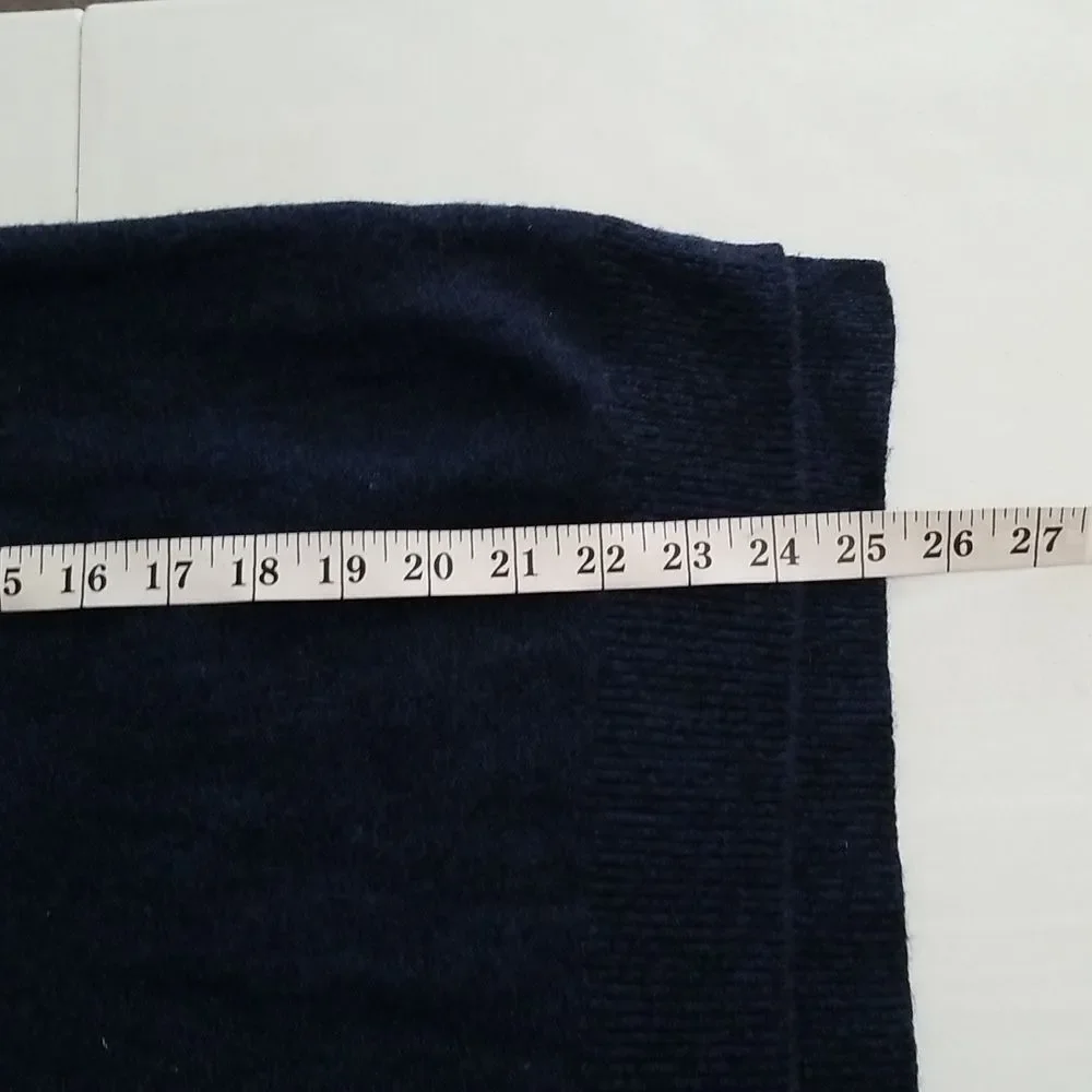 Banana Republic Sweater Top Italian Made Yarn Blue Womens Size Small